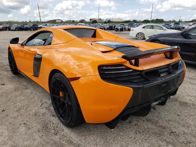 2015 MCLAREN AUTOMOTIVE 650S SPIDE SBM11FAA9FW003794