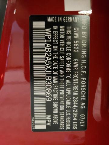 2018 PORSCHE MACAN S - WP1AB2A5XJLB30869