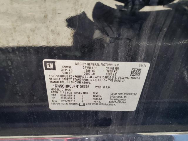 1GNSCHKC8FR158216 Chevrolet Suburban C1500  Ls