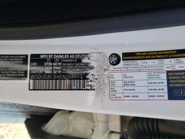 WDDUG8CB4EA048911 Mercedes-Benz S 550