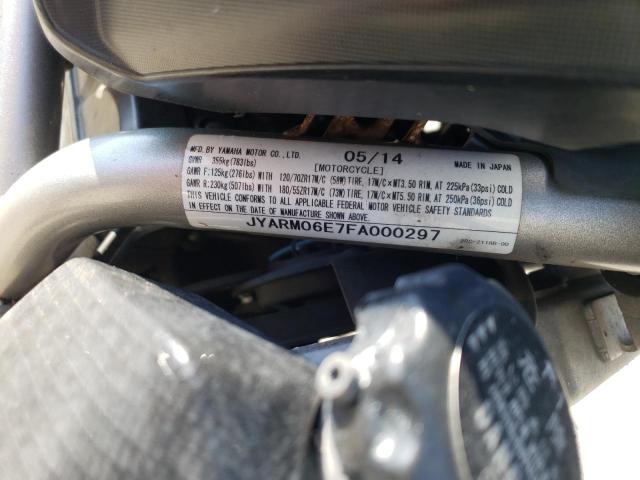 2015 YAMAHA FZ07 JYARM06E7FA000297