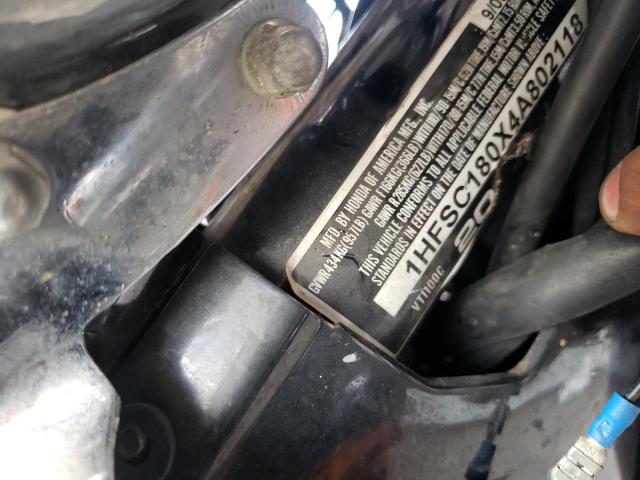 2004 HONDA VT1100 C 1HFSC180X4A802118