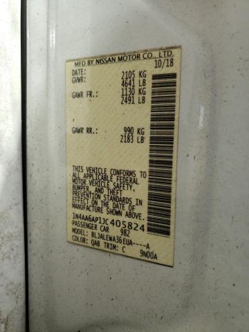 1N4AA6AP1JC405824 NISSAN MAXIMA 2018