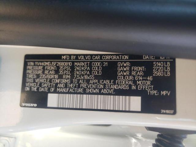 2015 VOLVO XC60 T5 YV440MDJ5F2680810