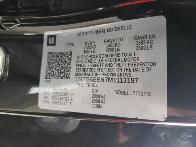 2021 GMC CANYON DEN 1GTG6EEN7M1113197
