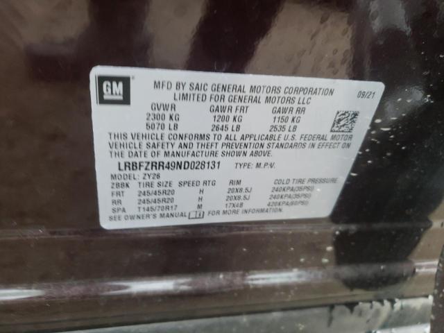 2022 BUICK ENVISION A LRBFZRR49ND028131