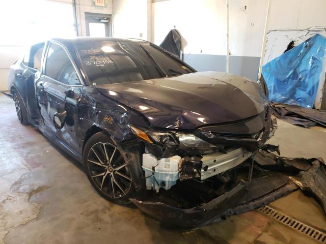 Salvage cars for sale from Copart Sandston, VA: 2021 Toyota Camry SE
