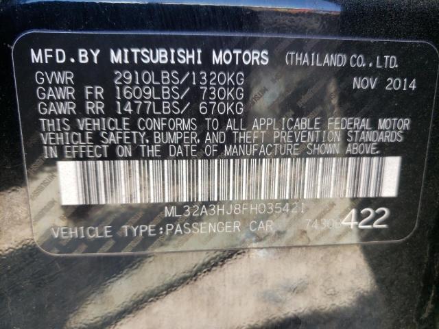 2015 MITSUBISHI MIRAGE DE ML32A3HJ8FH035421