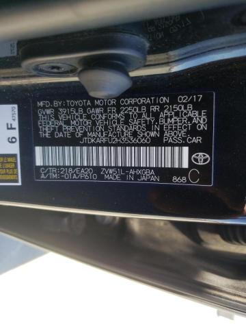 2017 Toyota Prius 1.8L(VIN: JTDKARFU2H3536060