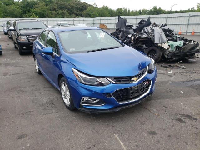 Salvage cars for sale from Copart Assonet, MA: 2017 Chevrolet Cruze LT