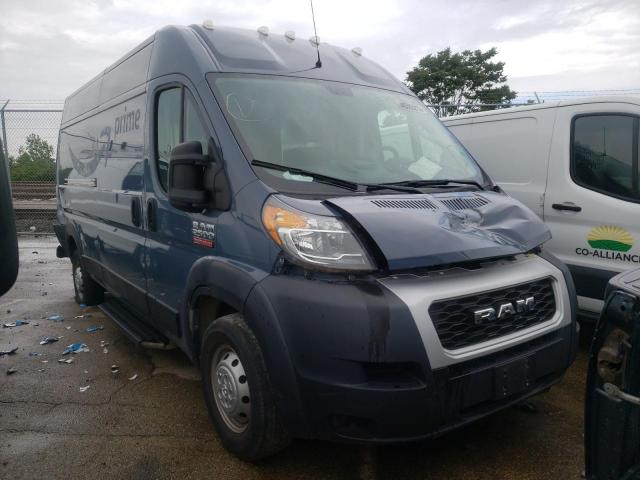 Salvage cars for sale from Copart Moraine, OH: 2019 Dodge RAM Promaster