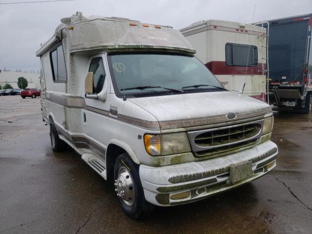 Salvage trucks for sale at Moraine, OH auction: 2000 Ford Econoline