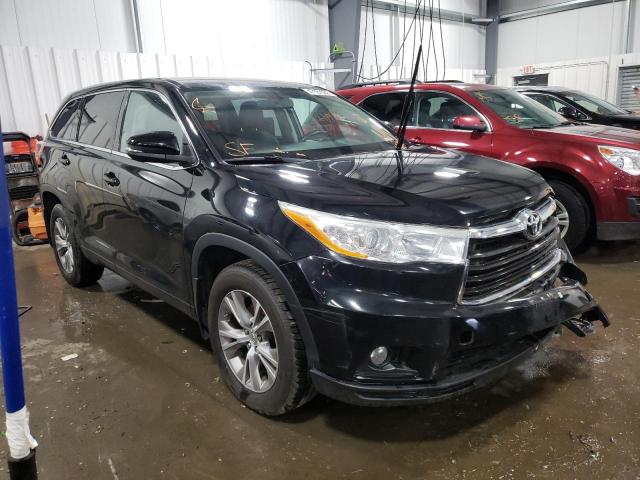 VIN 5TDBKRFH0ES025246 2014 Toyota Highlander, LE no.1