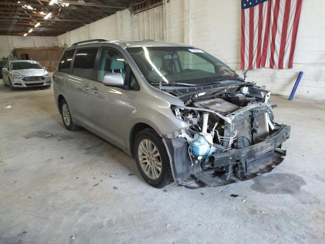 Salvage cars for sale from Copart Cartersville, GA: 2016 Toyota Sienna XLE