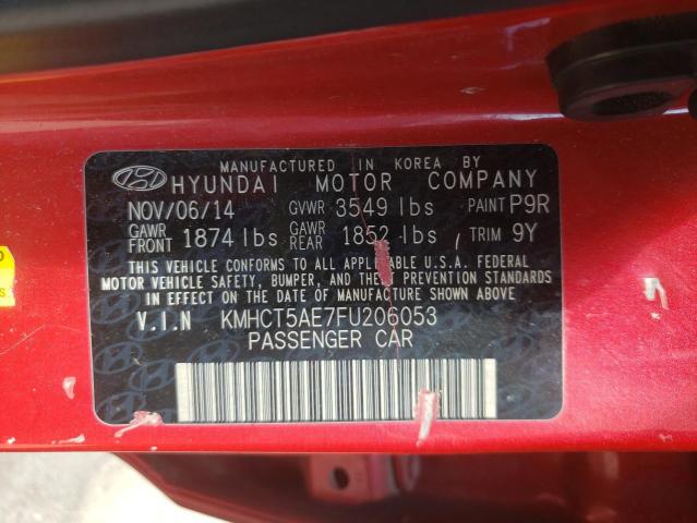 2015 HYUNDAI ACCENT GS KMHCT5AE7FU206053