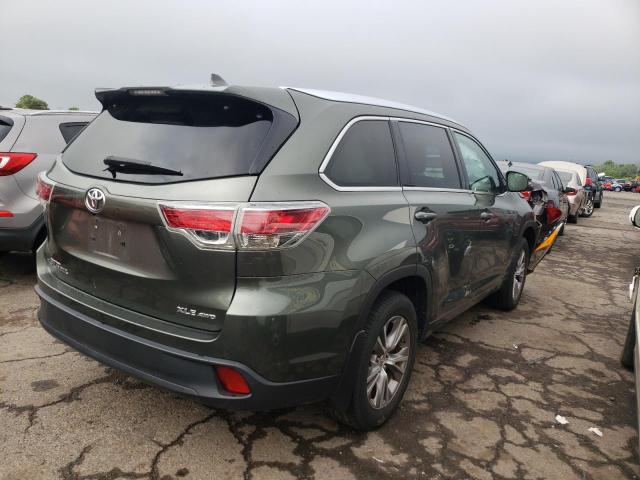 VIN 5TDJKRFH9ES026262 2014 Toyota Highlander, Xle no.4