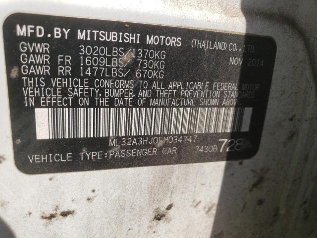 2015 MITSUBISHI MIRAGE DE ML32A3HJ0FH034747