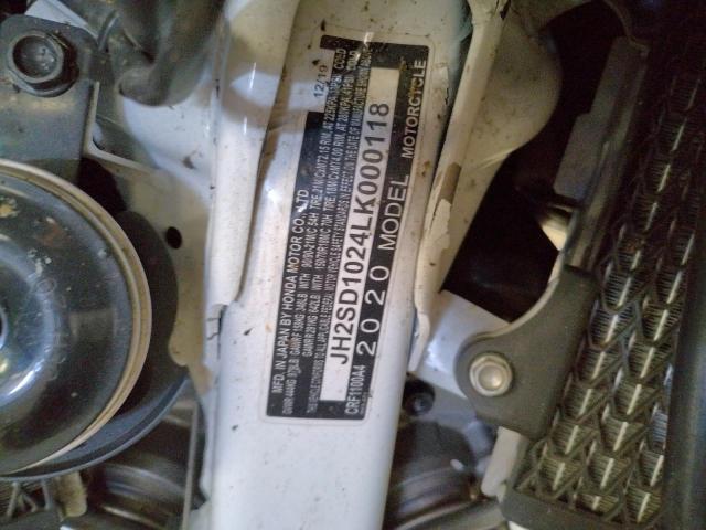 2020 HONDA CRF1100 A4 JH2SD1024LK000118