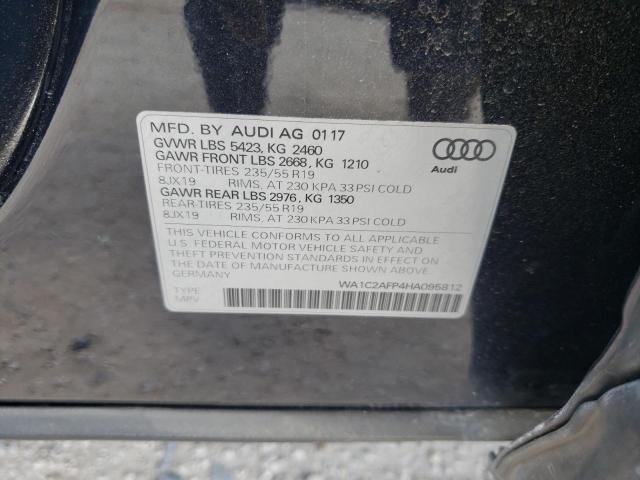 VIN WA1C2AFP4HA095812 2017 Audi Q5, Premium no.10