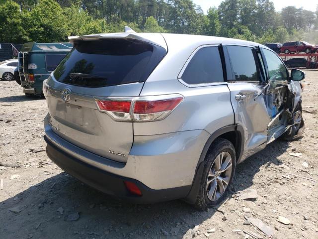 VIN 5TDBKRFH4ES016744 2014 Toyota Highlander, LE no.4