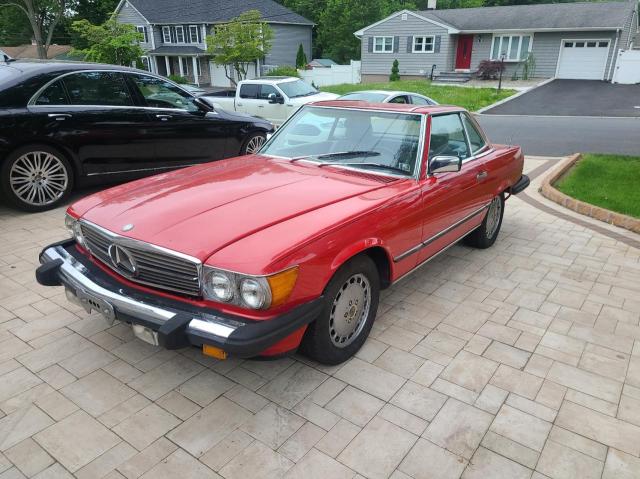 Salvage cars for sale from Copart Hillsborough, NJ: 1986 Mercedes-Benz 560 SL