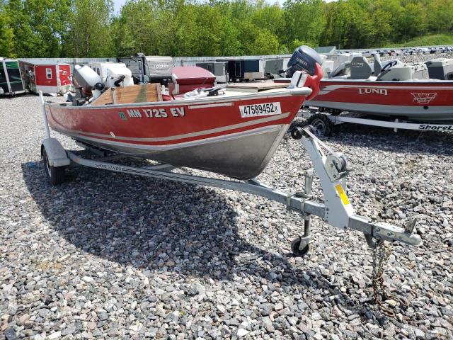 Salvage boats for sale at Avon, MN auction: 1984 Lund MR. Pike