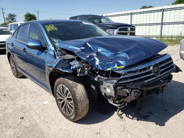 Salvage cars for sale from Copart Chicago Heights, IL: 2021 Volkswagen Jetta S