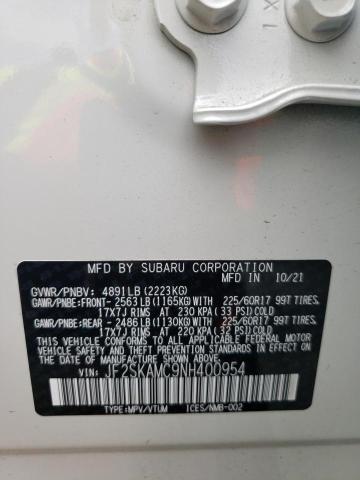 2022 SUBARU FORESTER W JF2SKAMC9NH400954