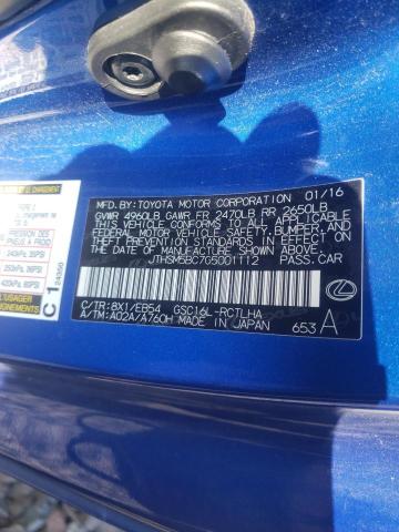 2016 LEXUS RC 300 JTHSM5BC7G5001112