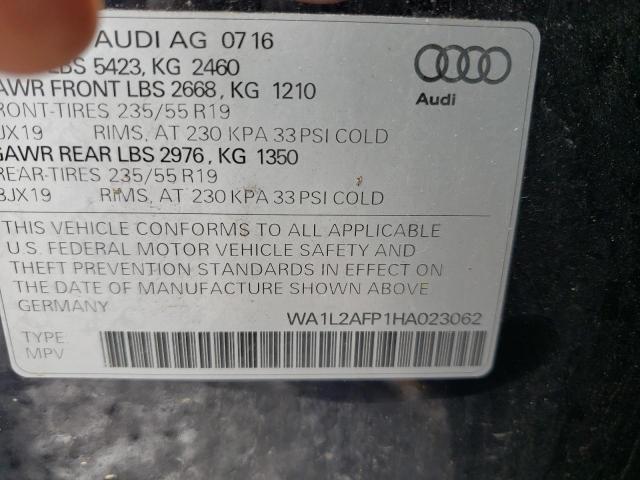 VIN WA1L2AFP1HA023062 2017 Audi Q5, Premium Plus no.10