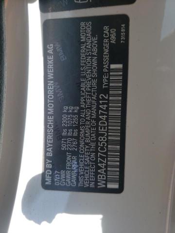 2018 BMW 440XI WBA4Z7C58JED47412