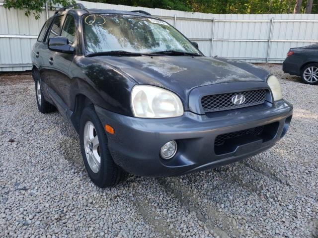 Salvage cars for sale from Copart Knightdale, NC: 2003 Hyundai Santa FE G