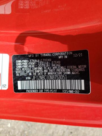 2022 TOYOTA GR 86 JF1ZNBC10N8753051