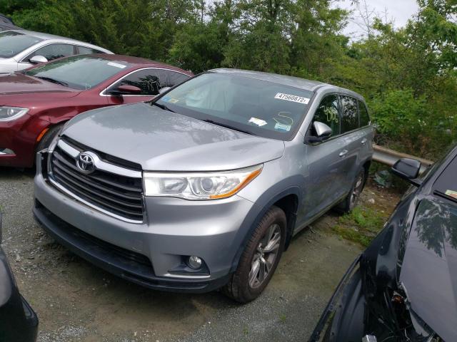 VIN 5TDBKRFH4ES016744 2014 Toyota Highlander, LE no.2