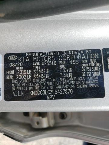 2020 KIA NIRO TOURI KNDCC3LC3L5427370