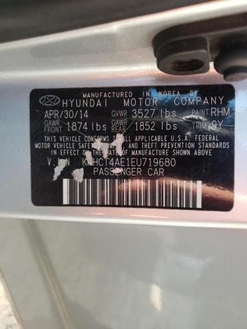 KMHCT4AE1EU719680 Hyundai ACCENT GLS