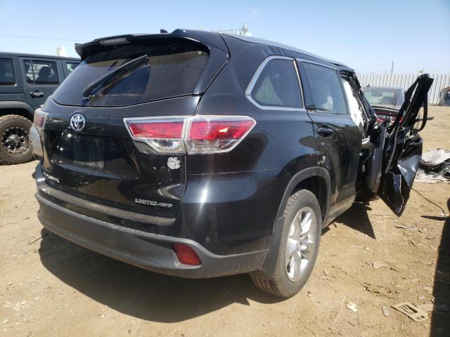 VIN 5TDDKRFH3ES035410 2014 Toyota Highlander, Limited no.4