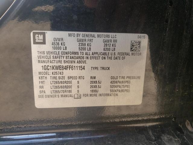 2015 CHEVROLET SILVRDO LT 1GC1KWE84FF611154
