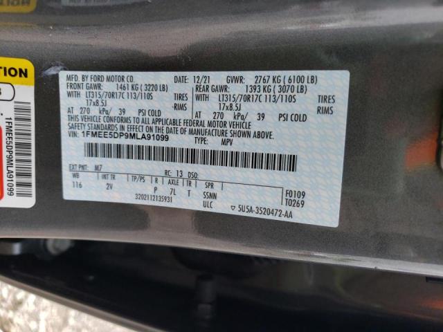 2021 FORD BRONCO BAS 1FMEE5DP9MLA91099
