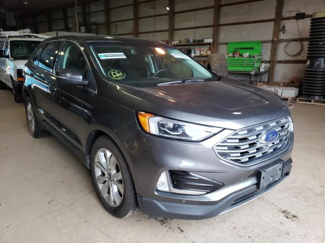 Salvage cars for sale from Copart Columbia Station, OH: 2020 Ford Edge Titanium