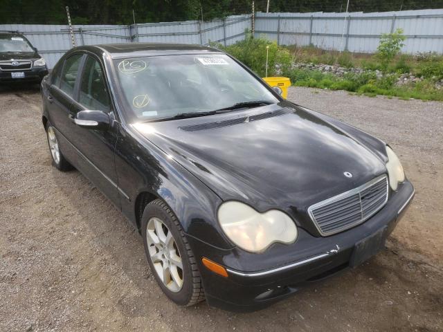 Salvage cars for sale from Copart London, ON: 2004 Mercedes-Benz C 230K Sport