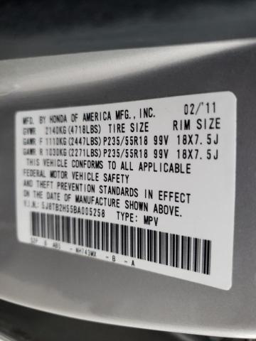 5J8TB2H55BA005258 Acura Rdx Technology