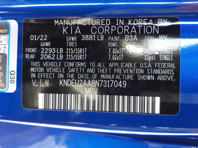 KNDEU2AA8N7317049 KIA SELTOS S