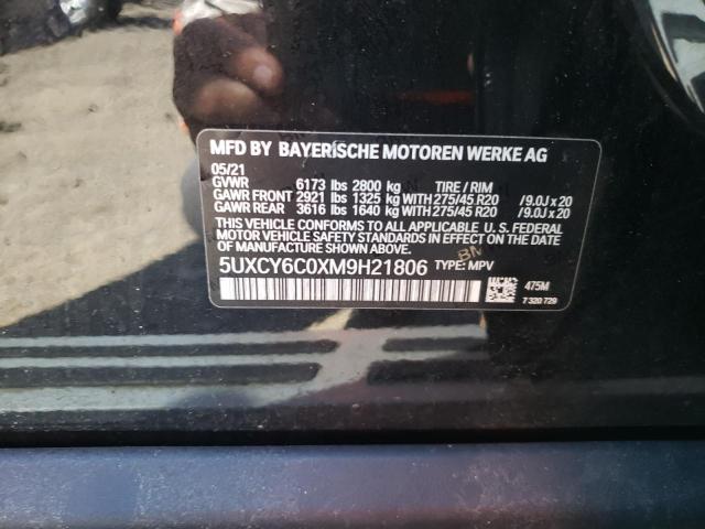 2021 BMW X6 XDRIVE4 5UXCY6C0XM9H21806