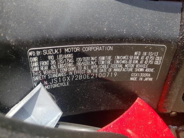 2014 SUZUKI GSX1300 RA JS1GX72B0E2100719