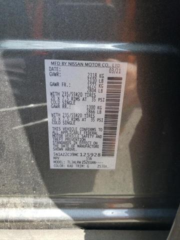 2021 NISSAN MURANO SL 5N1AZ2CJ9MC125928