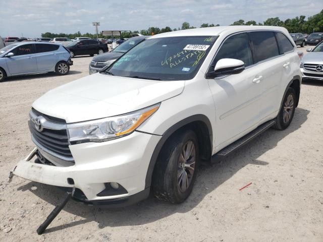 VIN 5TDZKRFH9ES014163 2014 Toyota Highlander, LE no.2