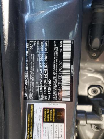 2019 MERCEDES-BENZ GLE 43 AMG 4JGDA6EB6KB190062