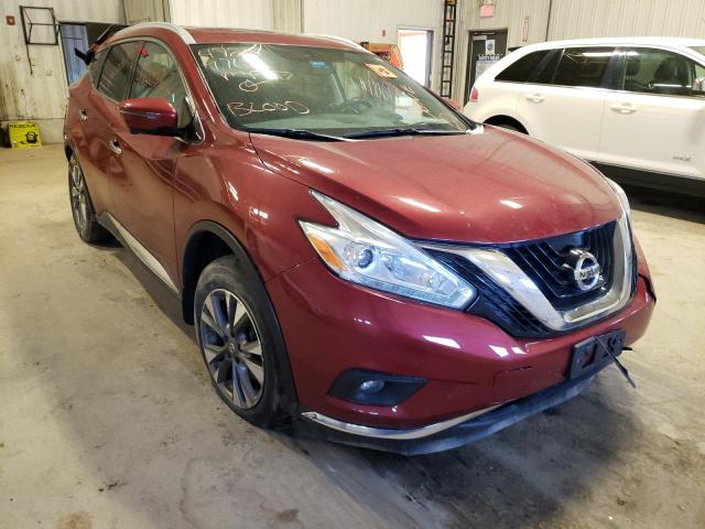 Salvage cars for sale from Copart Lyman, ME: 2017 Nissan Murano S