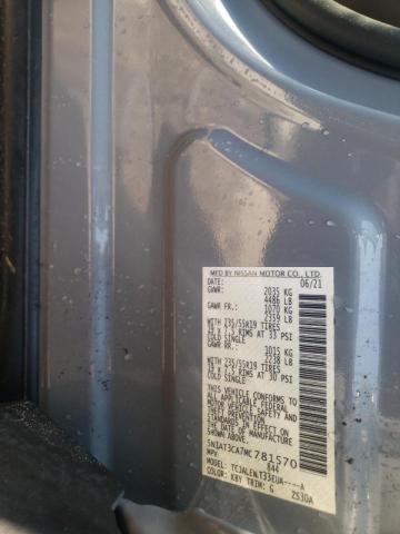 2021 NISSAN ROGUE SL 5N1AT3CA7MC781570